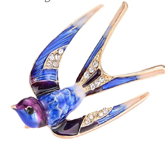 New Bluebird Brooch - Picture 3 of 8